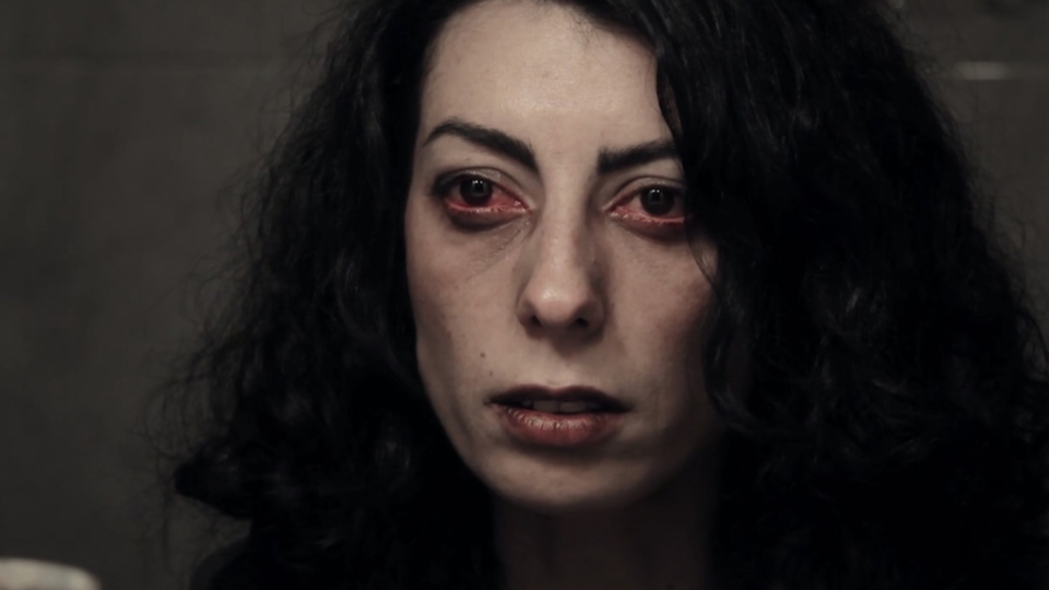 Luciana Ribeiro, atriz portuguesa, no filme de terror 75 cl.