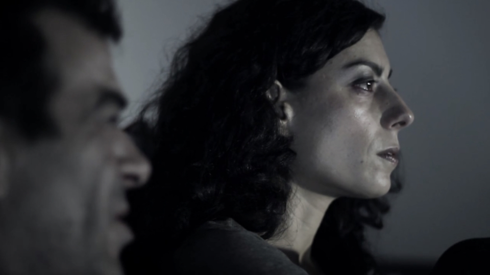 Luciana Ribeiro, atriz portuguesa, no filme de terror 75 cl.